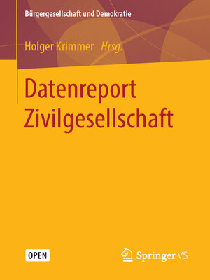 cover image of Datenreport Zivilgesellschaft